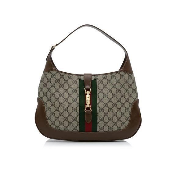 Gucci Handbags - Pre Loved Gucci Medium GG Supreme Jackie 1961
